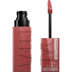 Buy now Maybelline Super Stay Vinyl Ink Longwear No-Budge Liquid Lipcolor Makeup, Highly Pigmented Color and Instant Shine, Cheeky, Rose Nude Lipstick, 0.14 fl oz, 1 Count at indiglob india