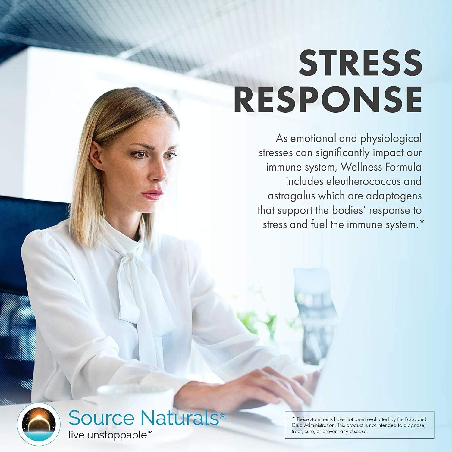 Source Naturals Wellness Formula, Advanced Immune Support - 60 Capsules | Bio-Aligned Vitamins & Herbal Defense with Vitamin C Plus 30 other Vitamins, Minerals & Herbs for Immune System Support