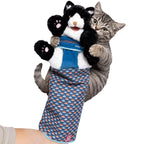 Wearable Cat Toy Wrestling Glove Puppet – Interactive Hand Mitt with Durable Protective Sleeve and Catnip - Play & Enrichment