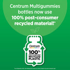 Centrum MultiGummies for Women 50 and Over, 140 Count | Contains Vitamin D3, B Vitamins, Calcium, and Antioxidants, Non-GMO Ingredients, Supports Memory and Cognition, GLP-1 Support