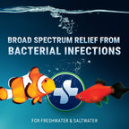 Fritz Maracyn - for Saltwater and Freshwater gram-Positive Relief from Bacterial gil, Popeye, More - Easy dose Packets, 20 Count
