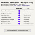 Minerals 101 by Dave Asprey | Trace Minerals | 30 Day Supply