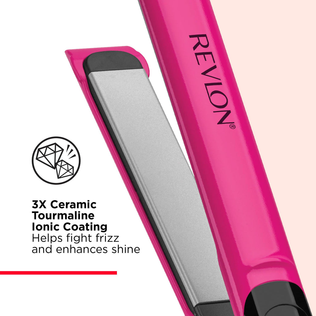 Buy now Revlon Smooth Brilliance Ceramic Hair Flat Iron | Smooth Glide and Ultra-Sleek Sylas, (1 in) at indiglob india