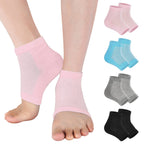 Vaincre 4 Pairs Toeless Gel Heel Socks for Women Overnight Foot Repair