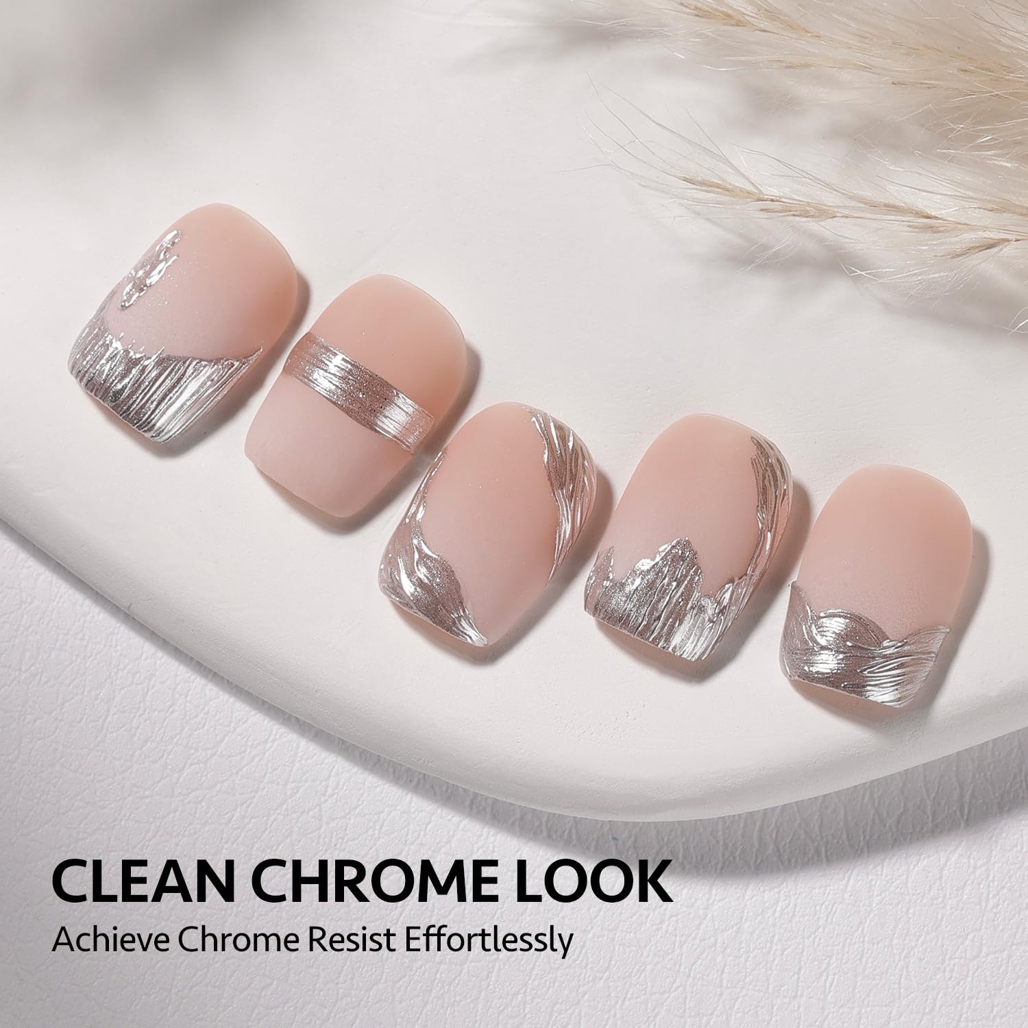 GAOY 2 Pcs Matte Gel Top Coat for Gel Nail Polish, 16ml Powder-Resist Matte Finish for Detail Chrome Isolation Powder Painting Long Lasting UV Light Cure Nail Art DIY
