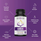 Buy now Zhou Garlic with Allicin - Garlic Supplements, Odorless Garlic Extract Pills for Men & Women, 5000 mcg Allicin Per Tablet for Immune & Heart Health - 90 Coated Tablets (Pack of 1) at indiglob india