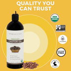 Buy now Viva Naturals Cold pressed Organic Castor Oil 16 fl oz - Castor Oil for Face, Eyelashes, Traditional Eyebrow Serum, Hair Oil - Certified Organic & Non-GMO at indiglob india