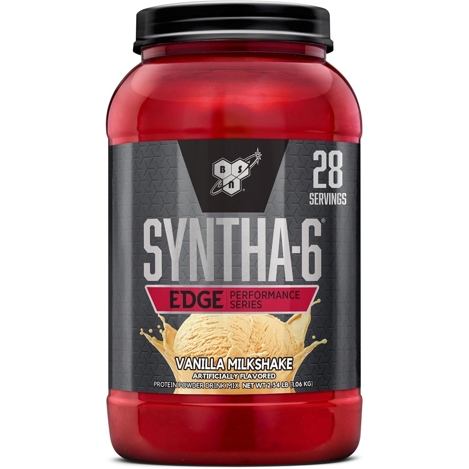 Buy now BSN SYNTHA-6 EDGE Protein Powder, with Hydrolyzed Whey, Micellar Casein, Milk Protein Isolate, Low Sugar, 24g Protein, Chocolate Milkshake, 48 Servings 2.34 Pound (Pack of 1) Vanilla Milkshake at indiglob india
