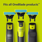Philips Norelco OneBlade Replacement Blades, Anti-Friction, 2 Pack | Genuine OneBlade Blades, Anti-Friction Coating, Stainless Steel, Up to 8-Month Supply, QP225/80