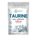 Micro Ingredients Taurine Powder Supplement | 1 KG, 2000mg Per Serving | Unflavored | 100% Pure, Easily Absorbed Free Form | Essential Amino Acids for Exercise, Energy, & Heart Support
