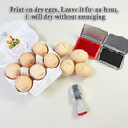 Egg Date Stamp Kit with Ink Pad, Month and Day Stamper for Farm Fresh Eggs Chicken Duck Turkey Goose Poultry Eggs