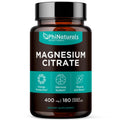 Magnesium Citrate Powder Capsules 400mg - 180 Count Veg Caps - PhiNaturals | Nervous system & Muscle Support · 400 mg High-absorption Mag Citrate Pills · Non-GMO Vegan Capsules - Citrato de Magnesio