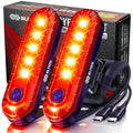 BLITZU Bike Tail Light, 2 Pack USB-C Rechargeable LED Bicycle Rear Lights