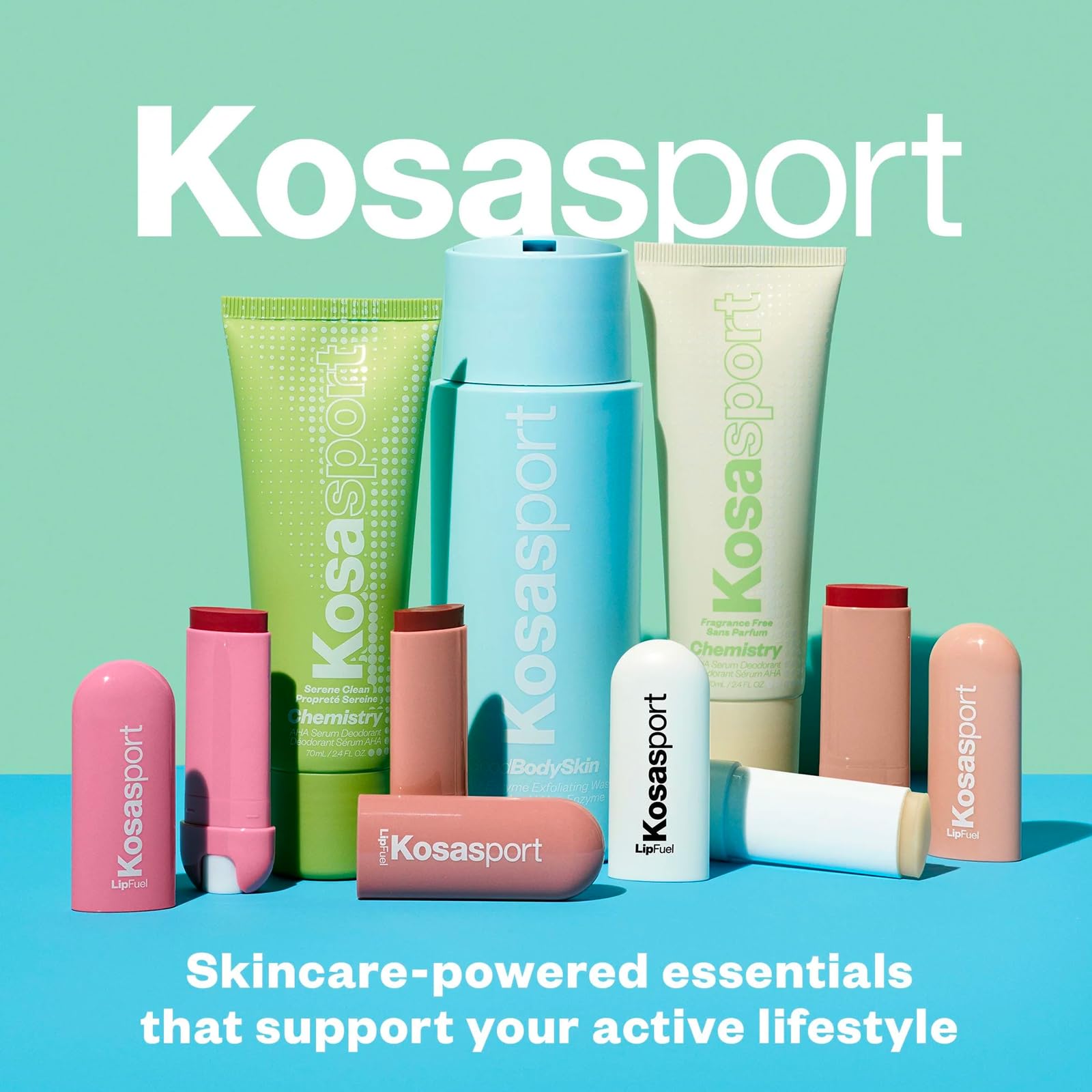 Kosas Chemistry AHA Serum Deodorant Roll-On for Sensitive Skin, Serene | AHA serum deodorant to help reduce odor while brightening, smoothing and reducing the look of ingrown hairs.