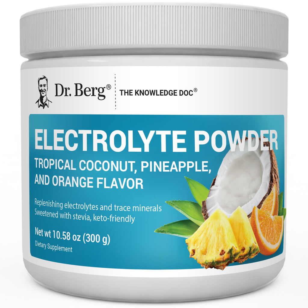 Buy now Dr. Berg Zero Sugar Hydration Keto Electrolyte Powder - Enhanced w/ 1000 mg of Potassium & Real Pink Himalayan Salt (NOT Table Salt) - Raspberry & Lemon Flavor Hydration Drink Supplement - 50 Servings at indiglob india