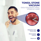 Oravix Tonsil Stone Vacuum, Tonsil Stone Remover Vacuum Suction, Tonsil Stone Cupping Tool, Tonsil Stone Removal Tool with Suction, Tonsil Stones Removal Vacuum, Tonsil Stone Extractor - 3 in 1 Kit
