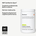 Momentous Creatine Monohydrate Chews, 5g per Serving, Lemon Lime | Supports Lean Muscle, Strength, & Recovery, Chewable Tablets, NSF Certified for Sport, Non-GMO & Gluten-Free (30 Servings)