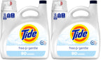 Buy now Tide Free & Gentle Liquid Laundry Detergent, Unscented, 1.47 L (32 Loads) Unscented 105 Fl Oz (Pack of 2) at indiglob india