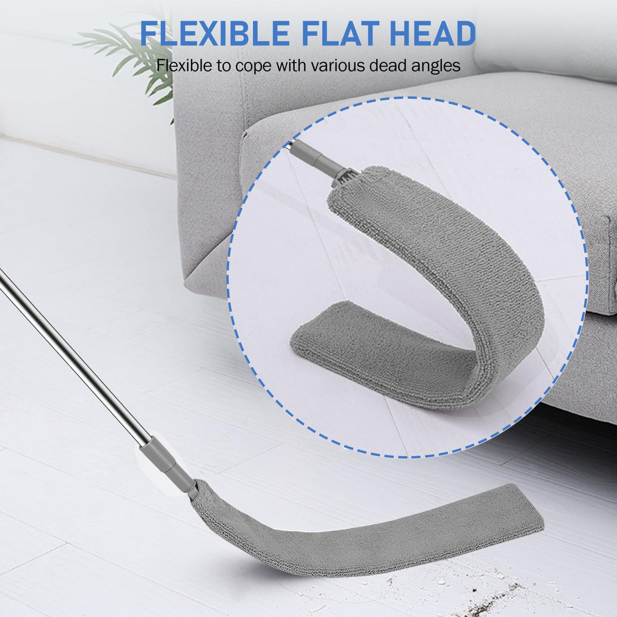 SetSail Dusters for Cleaning Retractable Gap Duster with Extension Pole