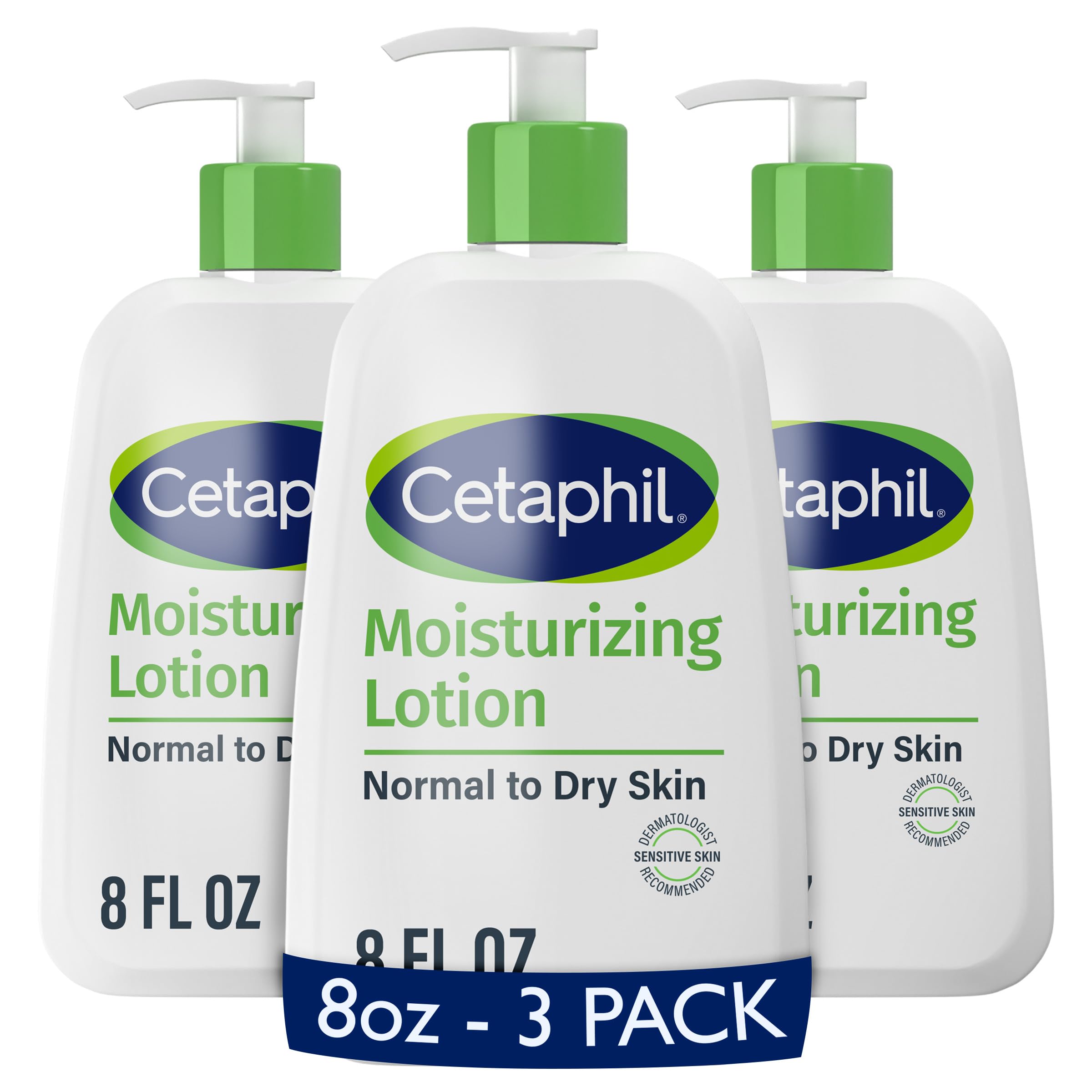 Buy now Cetaphil Face & Body Moisturizer, Hydrating Moisturizing Lotion for All Skin Types, Suitable for Sensitive Skin, NEW 20 oz, Fragrance Free, Hypoallergenic, Non-Comedogenic 8 Fl Oz (Pack of 3) at indiglob india
