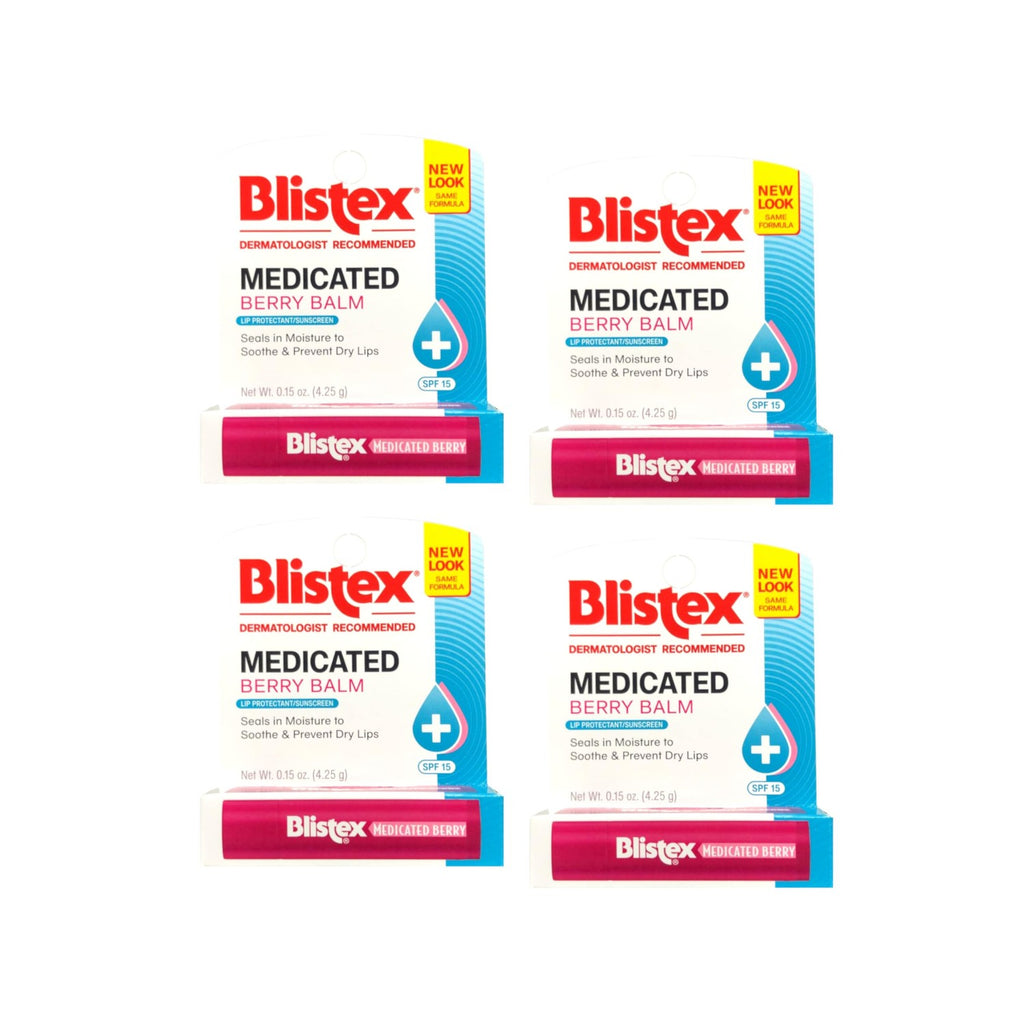 Buy now Blistex Medicated Berry Balm, 0.15 Ounces (Pack of 4) at indiglob india