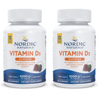 Nordic Naturals Vitamin D3 Gummies,1000 IU D3 + Iron, Wild Berry - 120 Count