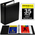 Playbill Binder with Sleeves, Broadway Showbill Organizer Gifts for Theater