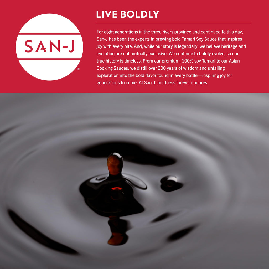 San-J - Gluten Free Tamari Soy Sauce - Specially Brewed - Made with 100% Soy - 10 oz. Bottles - 2 Pack