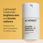 Buy now Honest Beauty Everyday Radiance Vitamin C Lightweight Moisturizer | Brightens + Improves Skin Tone | Gentle for Sensitive Skin, Fragrance Free, Vegan | 1.7 fl oz at indiglob india