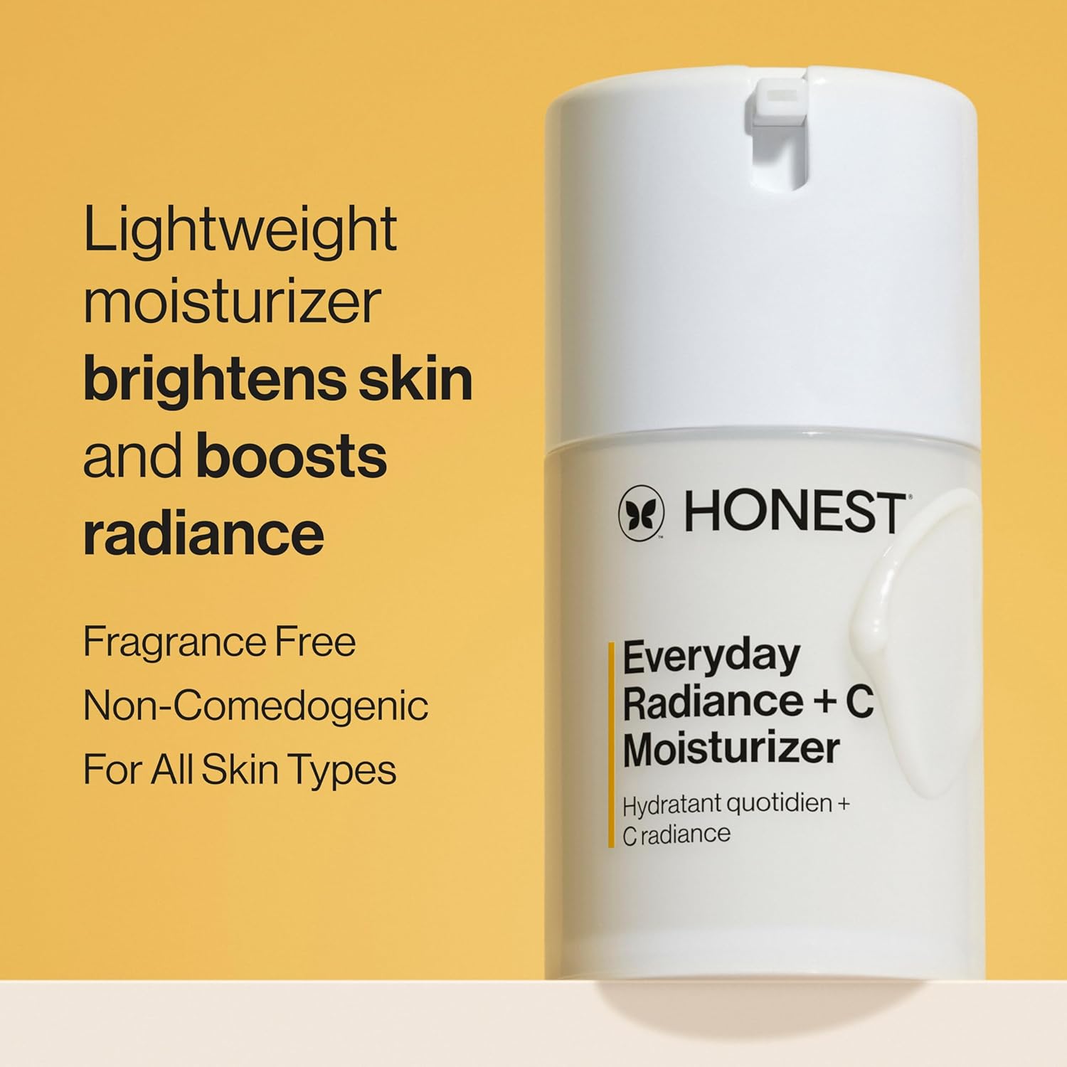 Buy now Honest Beauty Everyday Radiance Vitamin C Lightweight Moisturizer | Brightens + Improves Skin Tone | Gentle for Sensitive Skin, Fragrance Free, Vegan | 1.7 fl oz at indiglob india