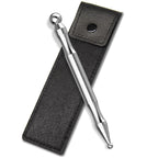 Melonsun Stainless Steel Acupuncture Pen for TMJ Relief, FSA-HSA-Eligible TMJ Massager for Jaw Clenching, Acupressure Facial Tool for Face Reflexology & Full-Body Pressure Point Massage
