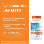 Buy now Doctor's Best L-Theanine Contains Suntheanine, Helps Reduce Stress & Sleep, Non-GMO, Gluten Free, Vegan, 150 mg (DRB-00197), 90 Count at indiglob india