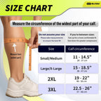 Buy now BLITZU Calf Compression Sleeve for Men & Women Footless Compression Socks Support Runners Leg Sleeve Shin Splints Pain Relief at indiglob india