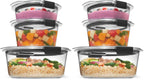 Buy now Rubbermaid Brilliance Food Storage Containers, Set of 5 (10 Pieces), BPA-Free, Leak-Proof, Clear at indiglob india