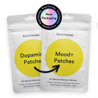 Kind Patches Mood Plus Patches, 30 Count | Mucuna Pruriens, Rhodiola, Lions Mane Extract, Vegan