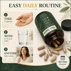 She Again Menopause Supplement for Women with Probiotics, 120 Capsules