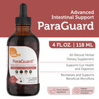 Zahler - ParaGuard Liquid Drops - Gut Health Supplement - Formula has Wormwood, Garlic Bulb, Pumpkin Seed, Clove & More - Natural Support for Humans - Certified Kosher (4 Oz) (4 oz., Drop)