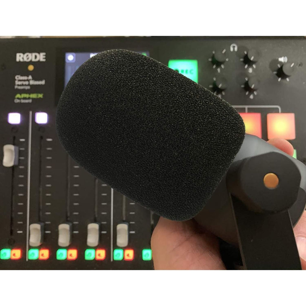 Buy now PodMic Pop Filter Foam Cover - Mic Windscreen Wind Cover Customized for Rode PodMic USB Versatile Dynamic Broadcast Microphone to Blocks Out Plosives at indiglob india