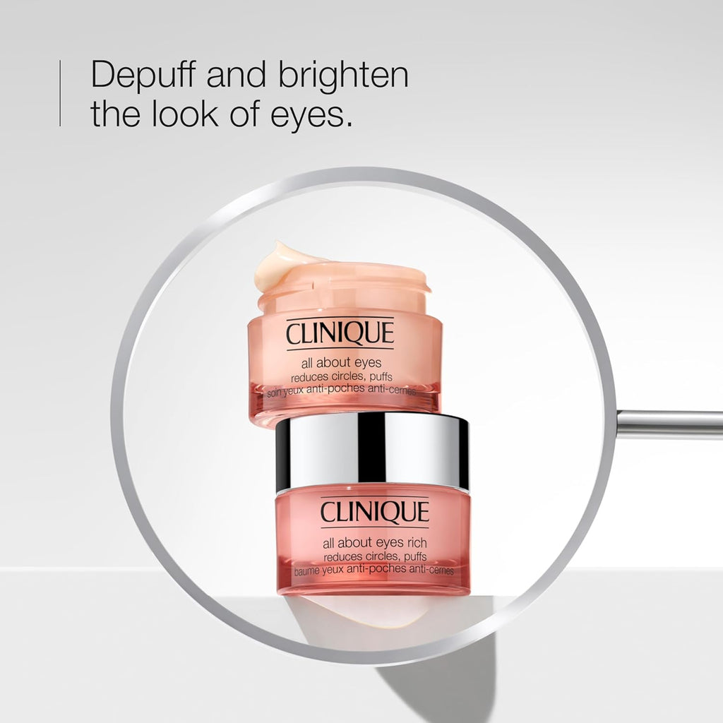 Buy now Clinique All About Eyes Rich Eye Cream For Dark Circles With Hyaluronic Acid | Hydrating, Brightening + Depuffing at indiglob india