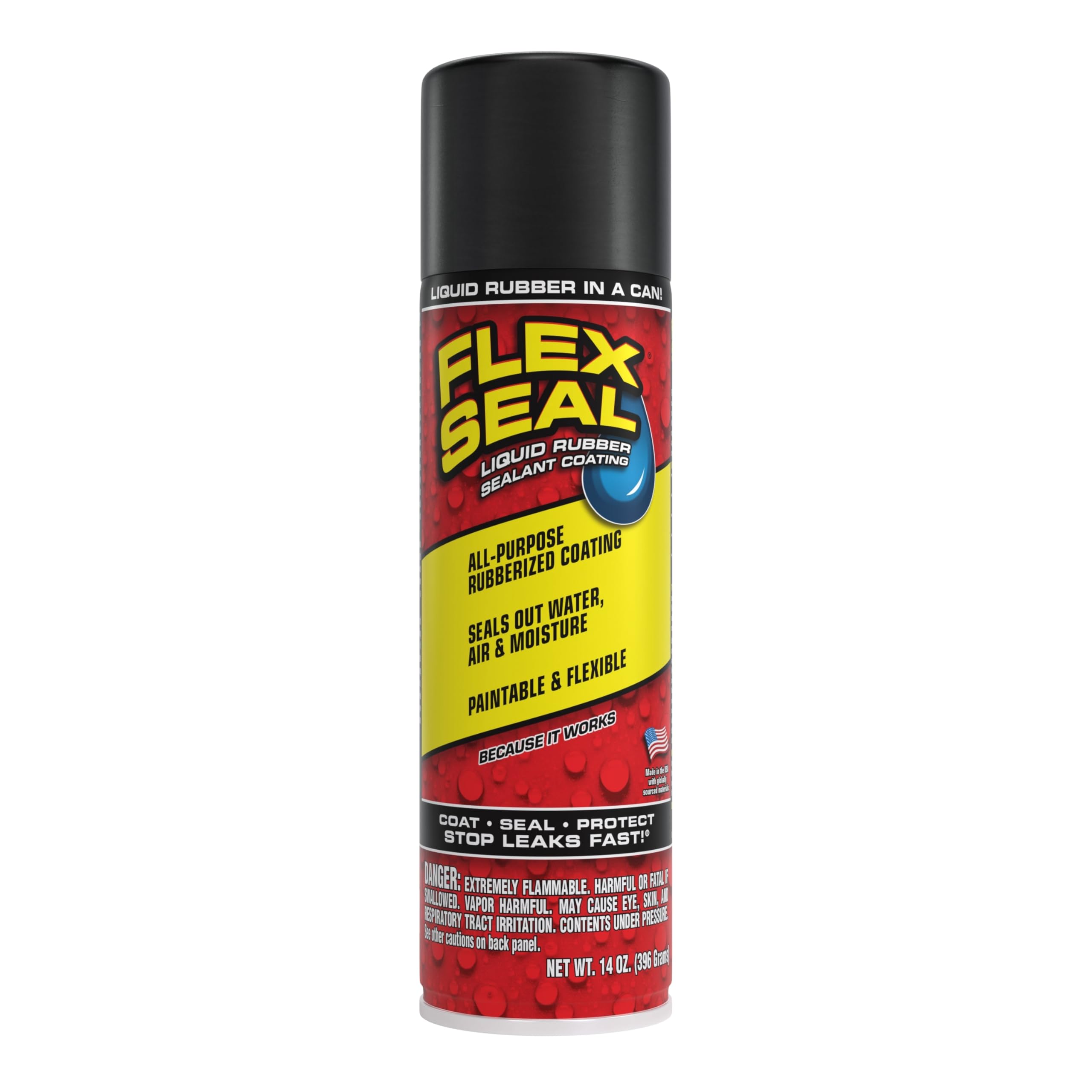 Buy now Flex Seal, 14 oz, Clear, Stop Leaks Instantly, Transparent Waterproof Rubber Spray On Sealant Coating, Perfect for Gutters, Wood, RV, Campers, Roof Repair, Skylights, Windows, and More at indiglob india