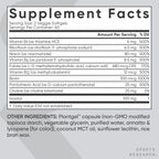 Sports Research® Vitamin B-Complex, 120 Count Plantgels™ | Full Spectrum of B Vitamins with Methylated B12 & Folate - Gluten Free · Plant-Based · Non-GMO · Vegan-Friendly Formula