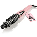 Alure Heated Styling Brush, 3-in-1 Ionic Hair Curler and Straightener Wand