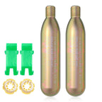 24G Co2 Cartridge Cylinder for Life Vest, Accessory for C02 PFD Rearming Kit, for Auto/Manual Inflating Life Jacket, for Adult, Used for Fishing, Surfing, Sea/Ocean Activities 2Pack