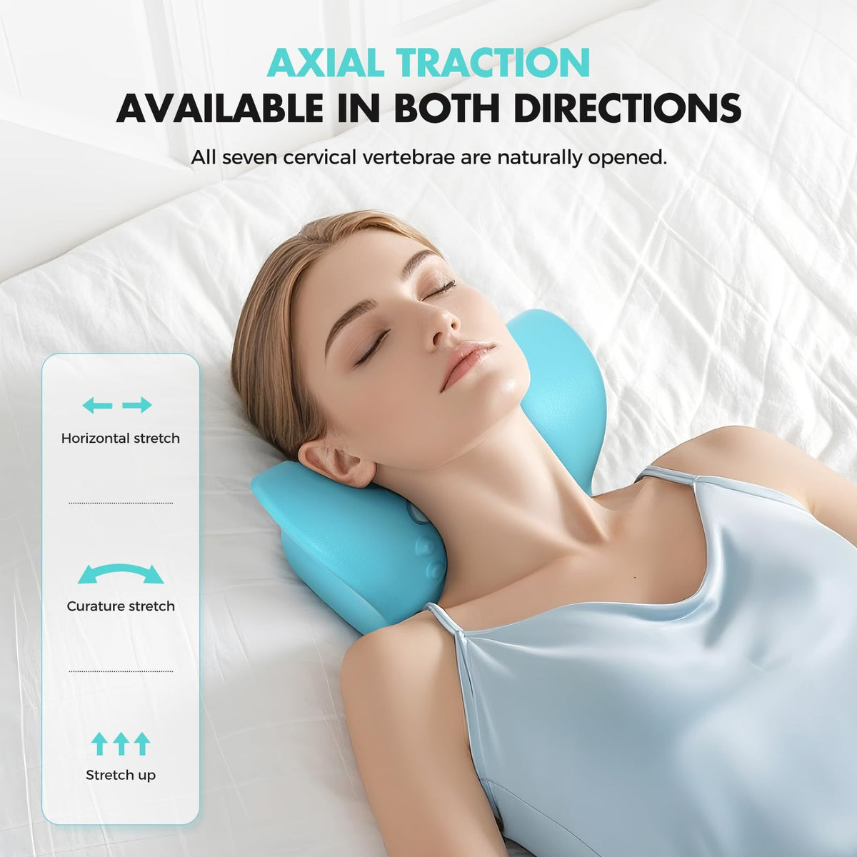 Smedz Neck Massager 2026, Cordless Shiatsu Massager with Heat & 360° Remote