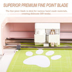 Premium Fine Point Blade - Compatible with Cricut Maker 3/Maker/Explore 3/Explore Air 2/Air/One, Fine Point Blade Housing for Slicing Cuts Glitter Vinyl, Cardstock, Faux, Adhesive Foil, Vellum