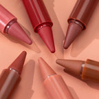 6 Pcs Gradient Lip Liner and Lipstick Combo Set - 2-in-1 Ombre Lipstick & Brown Lip Liner Duo - Waterproof, Long-Lasting, Matte Finish - Smudge-Proof, Full Coverage Lip Kit for Fuller & Plumper Lips