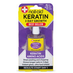 Nail-Aid Keratin 3 Day Growth Nail Strengthener | Keratin Amino Acid Treatment, For Weak Nails, Helps Grow Stronger, Harder, Longer Natural Nails