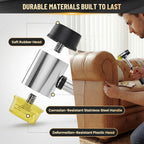 25mm Double-Faced Rubber Mallet Hammer – Soft Non-Marring Rubber Head, Lightweight & Shockproof with Non-Slip Handle, Durable Scratch-Free Tool for Jewelry, Leather, Flooring, Tile & DIY