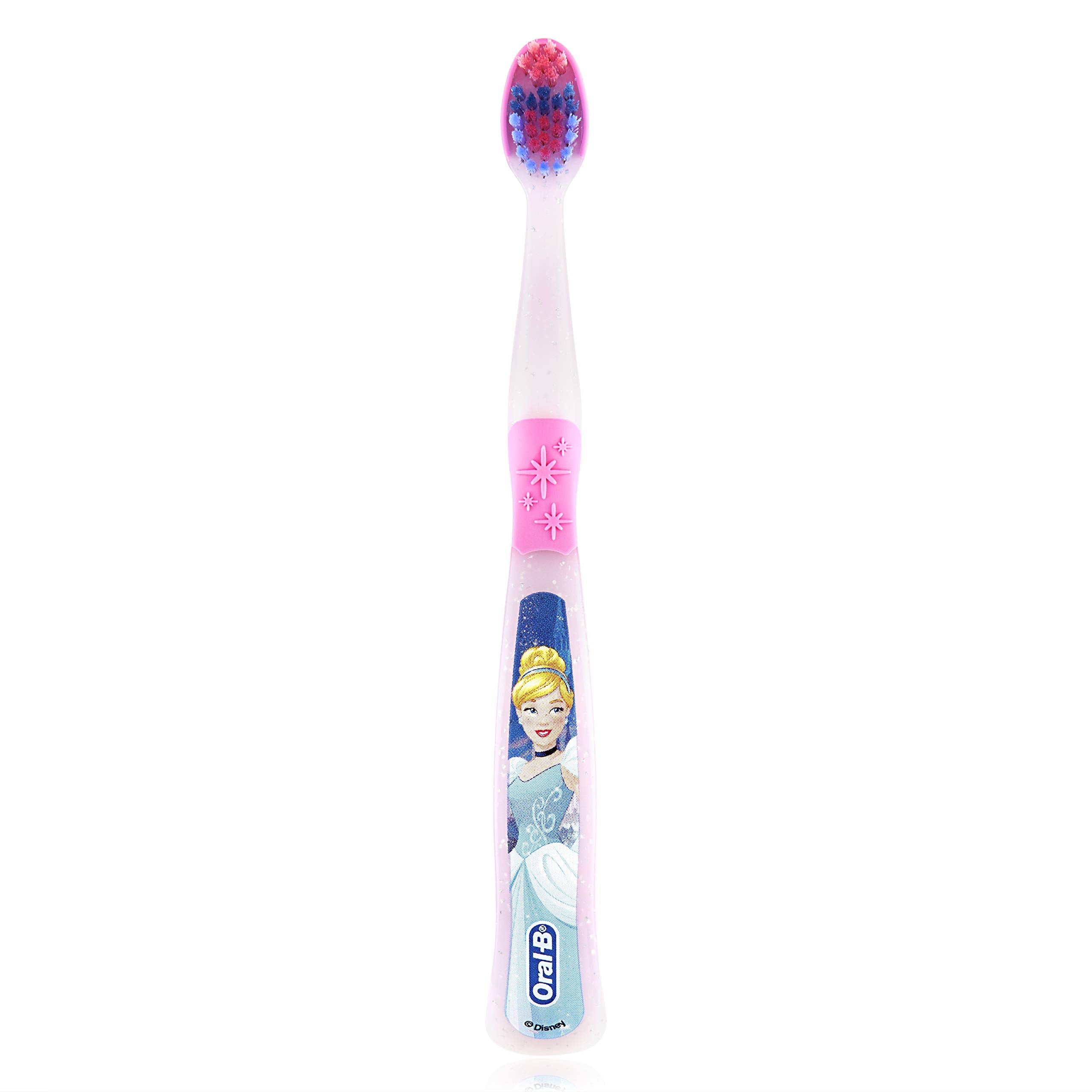 Buy now Oral-B New Princess Toothbrush for Little Girls, Children 3+, Extra Soft, Characters Vary - Pack of 6 (Characters Vary) at indiglob india