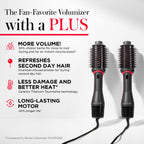 Buy now REVLON One Step Volumizer PLUS Hair Dryer and Styler - More Volume, Less Damage, and More Styling Control for Easy and Fast Salon-Style Blowouts, Plus Travel Friendly (Black) at indiglob india